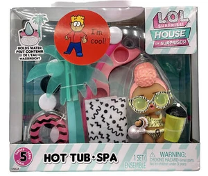 LOL House Of Surprises OMG YACHT B.B. DOLL HOT TUB SPA Series 5 Play Set 7 Piece - Picture 1 of 24