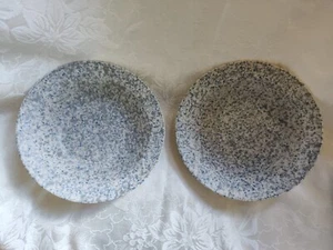 2 Vintage Signature Harlequin 7" Stoneware Cereal Bowl Bowls Speckled Japan - Picture 1 of 5