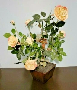 Artistry Designs by American Floral Artists Artificial English Rose Bush (NEW) - Picture 1 of 10