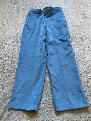 Alfred Dunner Women Corduroy Pull On Straight Pants Blue Petites 8P (30 x 28) - Image 1 of 4
