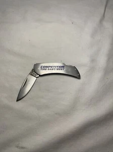 Zippo Bradford PA Stainless Pocket Knife Goodyear Competition Tire East West - Picture 1 of 11