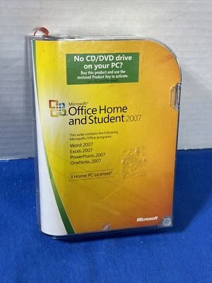 Microsoft Office Home and Student 2007 + Key Word, Excel, Power Point, One Point - Bild 1 von 3