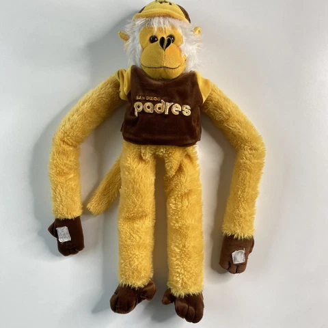 San Diego Padres FOCO Stuffed Plush Rally Monkey w/ Hat - MLB Cover