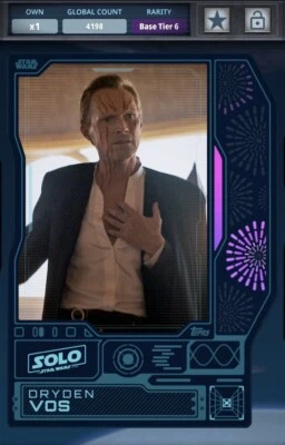 Topps Star Wars Card Trader 2023 Dryden Vos Fireworks Cargo Tier 6 Digital Card - Image 1 of 3