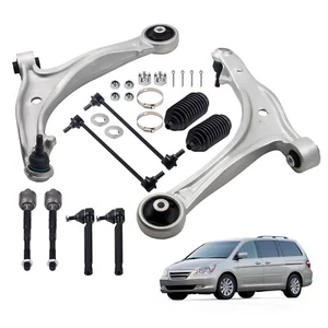 10x Suspension Kit Front Lower Control Arms Tie Rods For Honda Odyssey 2005-2010 - Bild 1 von 10
