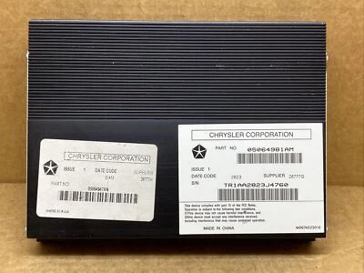 Amplificador de audio Dodge Charger Chrysler 300 Journey 2013-2014 05064981AM OEM Foto 1 de 4