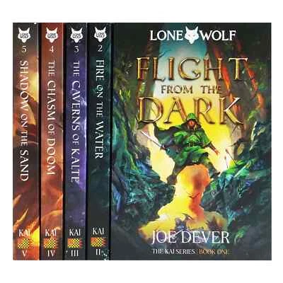 Lone Wolf Series by Joe Dever (Books 1-5) Collection 5 Books Set - Ages 9-16 -PB - Image 1 of 4
