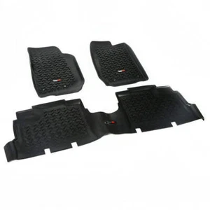 Kit de revestimiento de piso Rugged Ridge 12987.04 negro 4 puertas para Jeep Wrang 07-18 - Imagen 1 de 2