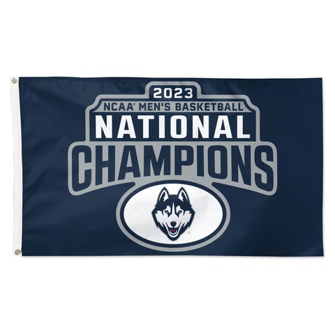 2023 National Champions UConn Huskies 3x5 Flag Please Read Cover