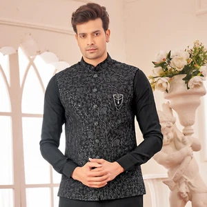 3 Stck. Indische Herren Designer Hochzeit Traditionelle Bollywood Kleidung Kurta Payjama Indien - Bild 1 von 3