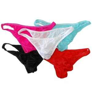 K3152 Tanga Swimwear Tricot Low Rise Silky Soft 5 color Mens Underwear - Picture 1 of 13