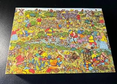 Wheres Waldo Gold Rush Childrens Jigsaw Puzzle VTG 90s NEW Unopened Box 100+ PCS - Image 1 of 4