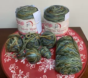 Lotto Misti Alpaca Quolla dipinti a mano peggio bambino lana merino alpaca QW04 Flora - Foto 1 di 5