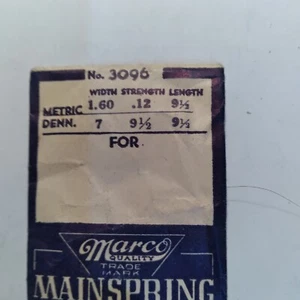 Marco 3096 main Spring 1.60  .12 9 1/2 in  b39 - Picture 1 of 1