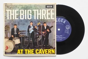 The Big Three - At The Cavern 7" Vinyl Single. 1981 Reissue. Mono. DFE 8552. EX - Picture 1 of 7