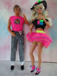 Dance Club Barbie & Ken Puppen Cooles Set! Mattel 1989 - Bild 1 von 7
