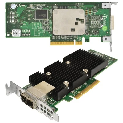 DELL SAS 12G HBA PCIe x8 Storage Controller PowerEdge PowerVault Server 0T93GD - Immagine 1 di 4
