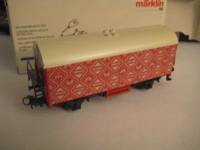 Marklin H0 4415-91744 (2452S) Marklin Advertising Box Car in its orig BOX LNIB - Image 1 of 4