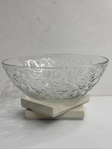 Nuevo cuenco de verduras redondo Princess House Crystal Fantasia #521 - Imagen 1 de 7