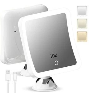 10X Magnifying Lighted Makeup Mirror with Lights,Daylight LED Vanity Mirror, ... - Picture 1 of 8