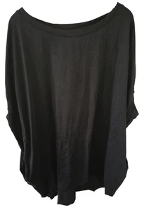 Bonprix Longshirt aus reiner Baumwolle, schwarz | Größe 52/54, einmal getragen - Bild 1 von 6