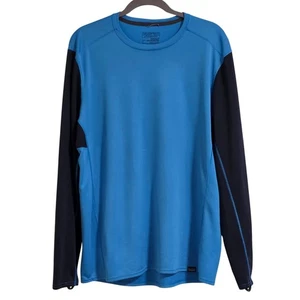 Patagonia Midweight Capilene Blue Baselayer Long Sleeve Shirt Men Large Asia XL - Bild 1 von 5