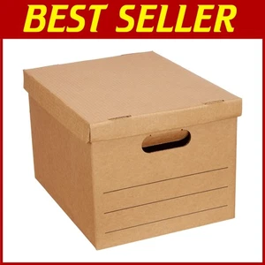 Reinforced Brown Moving Boxes, 15x10x12 in, 20 Pack - Picture 1 of 10