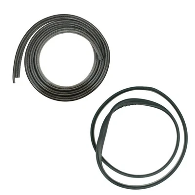 Complete Sunroof Rubber Weatherstrip Seals Kit Pair Set for 79-93 Ford Mustang - Image 1 of 4