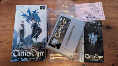 No Yellowing/ Exceptional Cart! Tactics Ogre Nintendo Super Famicom SFC SNES  - Image 1 of 4