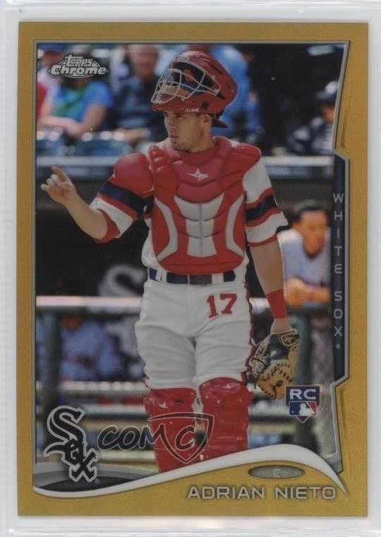 2014 Topps Chrome Update Mega Box Gold Refractor /250 Adrian Nieto Rookie RC - Image 1 of 2