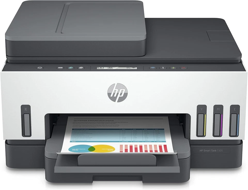HP Smart Ink Tank 7305 All In One Wireless Colour  Printer - Image 1 of 4