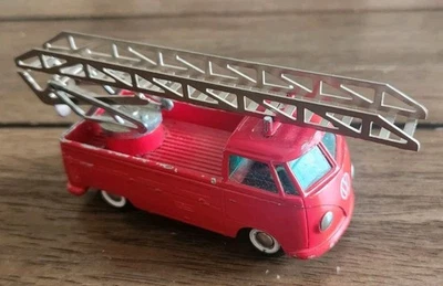 Vintage Tekno Denmark 404 Volkswagen T1 Ladder Red Truck VTG Diecast Car Rare - Image 1 of 4