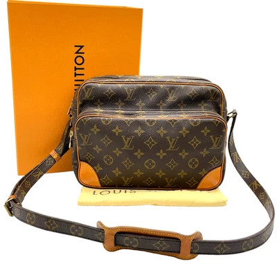 Auth Louis Vuitton Monogram Nile M45244 Crossbody Bag W/D/B NS100836 - Image 1 of 4