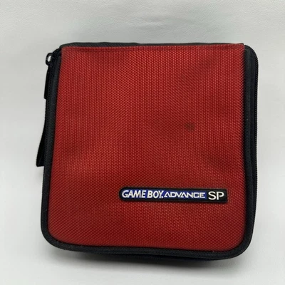 Estuche GameBoy Advance SP Nintendo Bolsa de Viaje Rojo Plástico Bandeja Inserto Foto 1 de 4