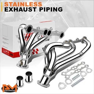 For 305-350 CID Engine Small Block 2.5" OD 4-1 Mid-Length Header Exhaust System - Picture 1 of 7