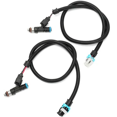 0280158197 Fuel Injectors & Harness For Polaris Ranger 800 Crew 800 XP 800 RZR - Image 1 of 4