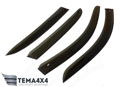 Tape-on Windows Visors Deflector Sun Rain Guardr for Toyota Yaris Vitz Echo - Image 1 of 4