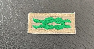 Scouter's Training Award Knot Patch Plastic Back BSA Scouts America NEW - Picture 1 of 2