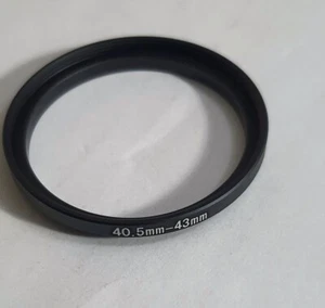 40.5-43mm Step-Up Lens Filter Metal Adapter Ring 40.5mm-43mm 40.5-43 40.5mm-43 - Picture 1 of 5