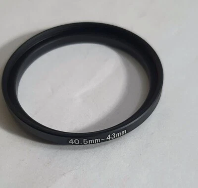 40.5-43mm Step-Up Lens Filter Metal Adapter Ring 40.5mm-43mm 40.5-43 40.5mm-43 - Image 1 of 4