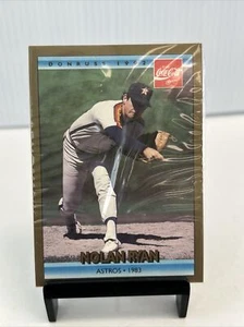 Nolan Ryan Astros 1983 MLB Factory Sealed Coca-Cola 4 Card Pack 1992 Vintage - Picture 1 of 11