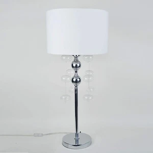 Warehouse of Tiffany TL7230 Shireen Chrome Crystal Table Lamp - Picture 1 of 12