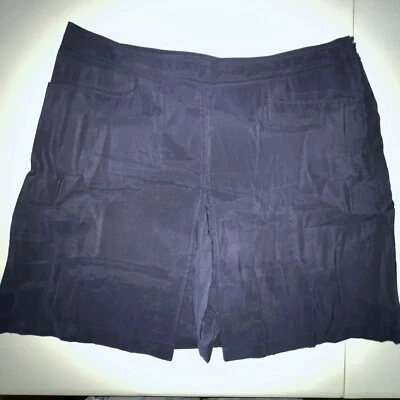 JONES NEW YORK Signature Skort Women’s size 14 Navy Blue Zipper Pockets - Image 1 of 4