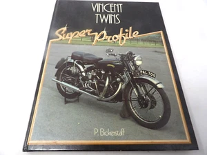 Super Profile: Vincent Twins, P Bickerstaff, Motorcycles, Bike, Hardback 1984 - Imagen 1 de 3