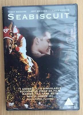 🌟SEABISCUIT🌟JEFF BRIDGES🌟DVD FILM🌟BRAND NEW AND SEALED🌟UK🇬🇧SELLER🌟 - Image 1 of 4