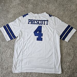 Nike NFL Dallas Cowboys Dak Prescott #4 On Field Jersey White XXL