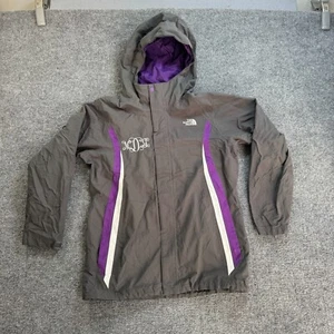 The North Face Girls Hoodie Jacket Hyvent Sz XL purple Gray 18/20 Windbreaker - Picture 1 of 13