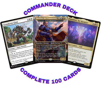 Ruhan of the Fomori/Giants/Voltron/Custom Commander/EDH Deck 100 Cards MTG - Image 1 of 4