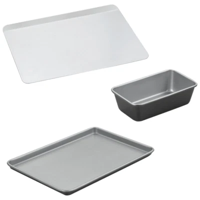 CUISINART CHEF'S CLASSIC NON-STICK 3-PIECE BAKING SET AMB3-15179P - Image 1 of 2
