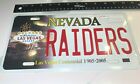 NEW SEALED Las Vegas Nevada Centennial License Plate RAIDERS FULL SIZE 